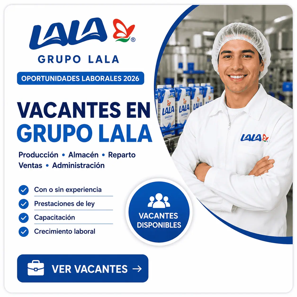 Vacantes en Grupo Lala
