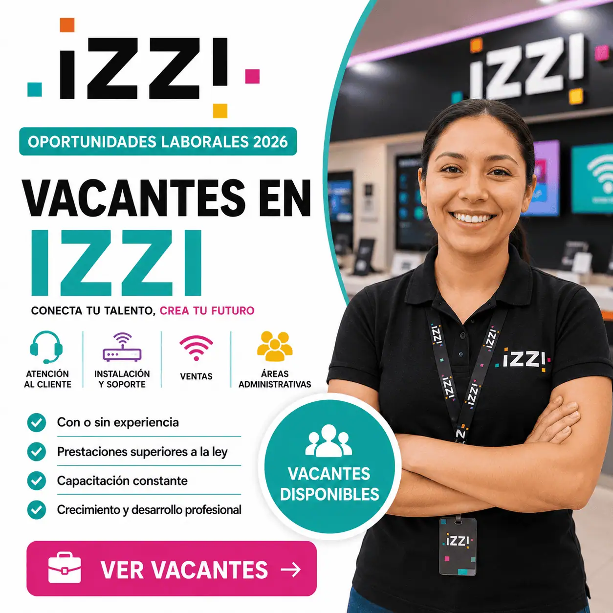 Vacantes en izzi