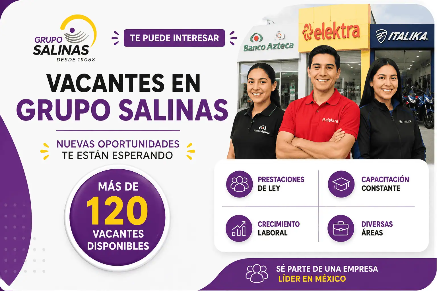 Vacantes en Grupo Salinas